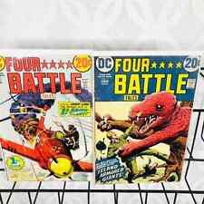 DC Four Star Battle Tales #1 & #3 1973 Bronze Age War Comic