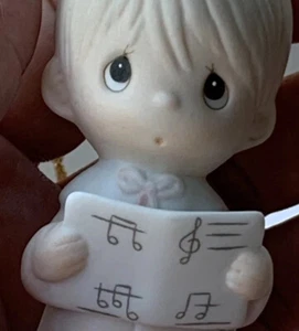 Precious Moments E-5389 "Frieden auf Erden" 3" groß Weihnachtsschmuck Enesco 1984 - Bild 1 von 14