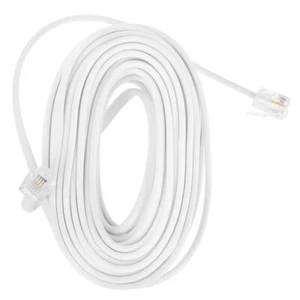 Telephone Line Extension Cord for Landline Cords Phones Cable Wire - Zdjęcie 1 z 12