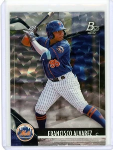 FRANCISCO ALVAREZ - Mets - 2021 Bowman Platinum Top Prospect Ice Foil #TOP-83 - Picture 1 of 2