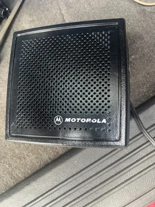 Motorola HSN4031B Wired External Speaker Radio two way two-way Black OEM GENUINE - Zdjęcie 1 z 7
