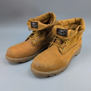 Timberland Zapatos Clásicos Roll Top Cuero/Ripstop Trigo/Marrón Hombres Botas Talla 7 - Imagen 1 de 20