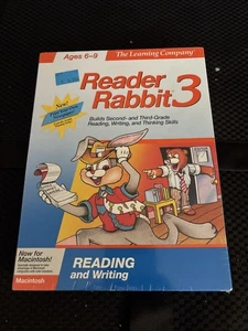 Reader Rabbit 3 Learning Software Macintosh 3.5” Disks Ages 6-9 - New sealed Box - Picture 1 of 3
