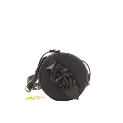 Zara Women's Bag Black Floral 100% Other Crossbody - Image 1 of 4