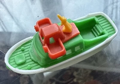 Bruder Mini Ship/Yatch Green & White Vintage Rare Made In W. Germany 1980s Retro - Image 1 of 4