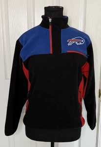 Buffalo Bills Kids 1/4 Zip Sweatshirt Fleece NFL Team Apparel Size 10-12 - Picture 1 of 5