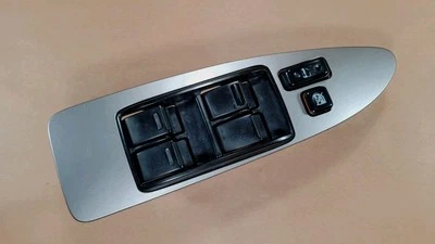 Interruptor de ventana eléctrica maestro conductor delantero izquierdo Toyota Avalon 2005-2009 OEM plateado Foto 1 de 4