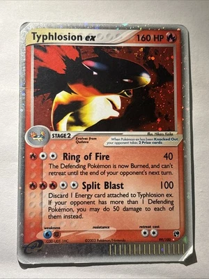 Typhlosion EX - 99/100 - Pokemon Ex Sandstorm Ultra Rare Holo SWIRL -HP - Image 1 of 4