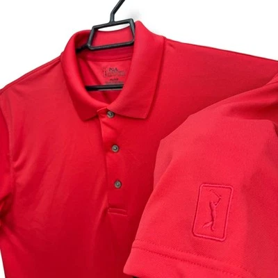 Polo de golf PGA Tour para hombre talla XL rojo manga corta   Foto 1 de 4