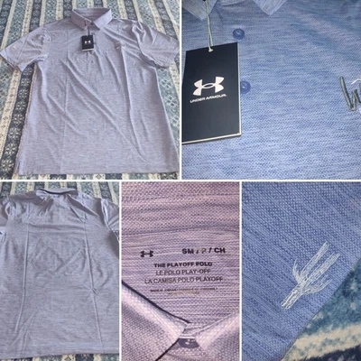 NUEVO CON ETIQUETAS Under Armour We-Ko-Pa GOLF CLUB AZ Play-off Polo Para Hombres CAMISETA Pequeña #4 Foto 1 de 4