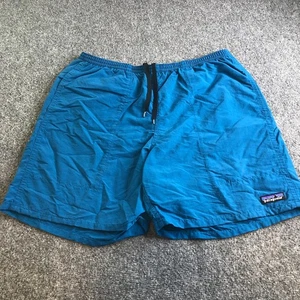 Pantalones Cortos Patagonia Baggies Para Hombre Medianos Azul Bañador Cordón Malla Forrado - Imagen 1 de 14