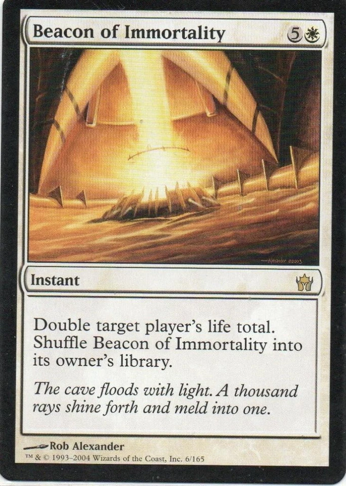 MTG: Fifth Dawn: Beacon of Immortality: Lightly Played Condition - Image 1 of 1