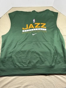 Nike Dri-Fit NBA Utah Jazz Player Issued Sleeveless Hoodie Green Herren Gr. XXL - Bild 1 von 11