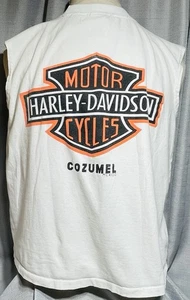 Vintage Harley Davidson Cozumel Mexico XL Ärmellos - Bild 1 von 3