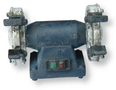 3D PRINTING CORNER 1x 3D Printed BENCH GRINDER 1:18 scale Model Miniature Diorama Scenery