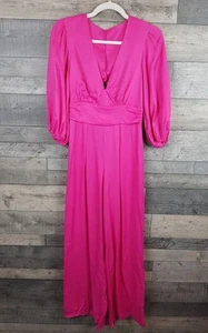 Mono Melita Nobody's Child Talla UK 6 Rosa Satén Boda Fiesta Pierna Ancha - Imagen 1 de 13