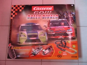 AT344 CARRERA 1/43 GO !!! RALLY RIVALS CIRCUIT ELECTRIQUE VOITURES REF 62096 - Picture 1 of 12