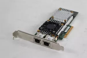 Dell W1GCR Broadcom 57810S Dual Port 10GbE BASE-T Full Profile Converged NIC - Picture 1 of 6