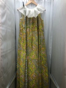 Maxi Vestido Lexis Ltd Para Mujer Amarillo Mod Floral Vintage Boho Tropical Talla M - Imagen 1 de 12