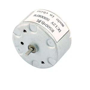 motore CC magnetico R500 DC 12V 5000rpm piatto albero cilindrico Micro Modello - Foto 1 di 3