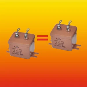 2 uF 200 V PAR EMPAREJADO PAPEL EN ACEITE CONDENSADOR DE AUDIO PIO OMBG-2 - Imagen 1 de 2