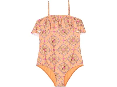 Traje de baño O'Neill 264228 niños Teresa azulejo volantes UNA pieza talla 12 Foto 1 de 3