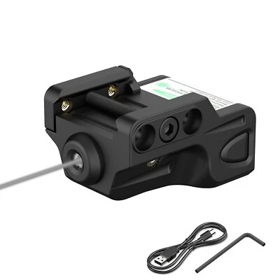GMCONN Low Profile Rechargeable IR Laser Sight for Picatinny Rail Pistol Handgun