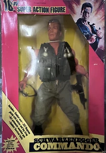 Schwarzenegger 16" Commando Super Actionfigur 1986 Diamond Toymakers - Bild 1 von 8
