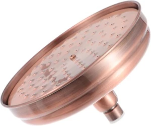 Cabilock Kupfer Duschkopf Runde Dusche Sprinkler Regendusche Duschkopf Retro Bad - Bild 1 von 1