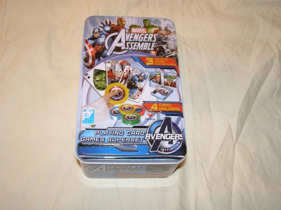 Avengers Assemble Playing Card Games Superset - 3 Decks of Jumbo Playing Cards - Image 1 of 1