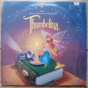 THUMBELINA, MOVIE BY DON BLUTH, 1994 LASERDISC, ENGLISH SPOKEN, CHILDREN - Picture 1 of 4