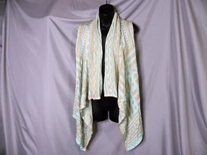 New Francesca's Womens Mint World Sweater Wrap  Lightweight Wrap Size S Small r - Picture 1 of 6