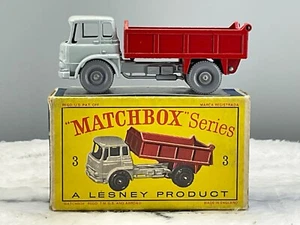 Moko Matchbox lesney 3B Bedford Tipper 1961 G.P.W,N,Mint inB2 box all orig,N.O.S - Picture 1 of 16