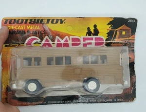Vintage Tootsietoy Camper RV #2544 Die-Cast Metal 1970's. Made in USA. NOS - Picture 1 of 7