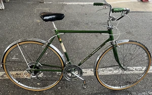 Vintage SCHWINN VARSITY Cruiser Bike GREEN Very Original in Good Condition NICE! - Picture 1 of 17