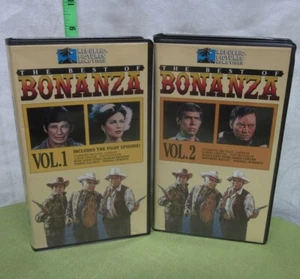 BEST OF BONANZA show TV w/ pilot episode 2-VHS James Coburn & Charles Bronson - Picture 1 of 2