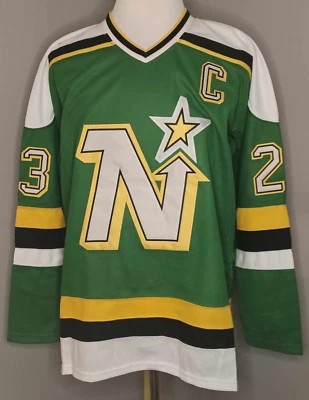 Brian Bellows Dallas Stars Green & White "1988-91 Throwback" CCM NHL Jersey - Image 1 of 2