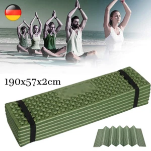 190x57x2cm Camping matte Schaumstoff Campingmatte Faltbare Strandmatte Matratze - Bild 1 von 16