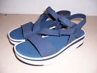 Bare Traps Womens Malyka Blue White Ankle Strap Heels Size 95M