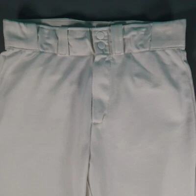 Pantalones de béisbol Wilson blancos 30" cintura 20" entrepierna juvenil talla L Foto 1 de 4