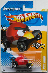 Hot Wheels Angry Birds Red Bird New/ORIGINAL PACKAGING US Card Toy Mattel HW Car Toy