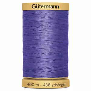 Gutermann Natural cotton thread 400m 438 yds 100% cotton 4434 grape - Picture 1 of 1