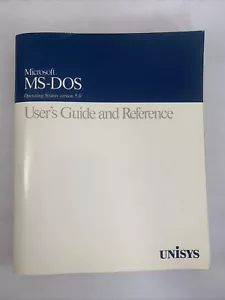 Microsoft MS-DOS versione 5.0 guida utente e riferimento Unisys vintage 1991 - Foto 1 di 22