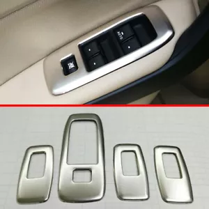 For Ford Ranger 2016 2017 Interior Door Window Buttons Cover Trim Accessories - Picture 1 of 8