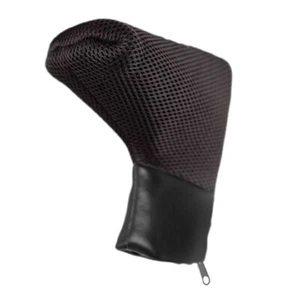 Copricapo putter golf lama rete nero, chiusura cerniera, senza logo - Foto 1 di 1