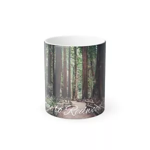 Farbwechsel! Redwood Forest National Park ThermoH Morphin Keramik Kaffeebecher - Bild 1 von 13