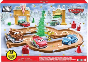 Pixar Cars Mini Racers Advent Calender XMAS Playset 25pcs Track Toys Mattel - Picture 1 of 6