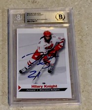 HILARY KNIGHT ROOKIE SIGNED AUTHENTIC Sports Illustrated for Kids SI USA Hockey
