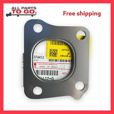 Gasket Turbo To Exhaust Duct For ISUZU NPR NPR-HD NQR NRR 4HK1 2005-2010 OEM - Image 1 of 2