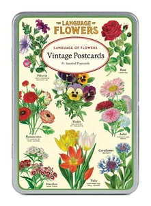 Cavallini Vintage Sprache der Blumen, 18 verschiedene Grußpostkarten, 9 Designs - Bild 1 von 2